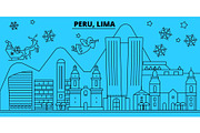 Peru, Peru winter holidays skyline