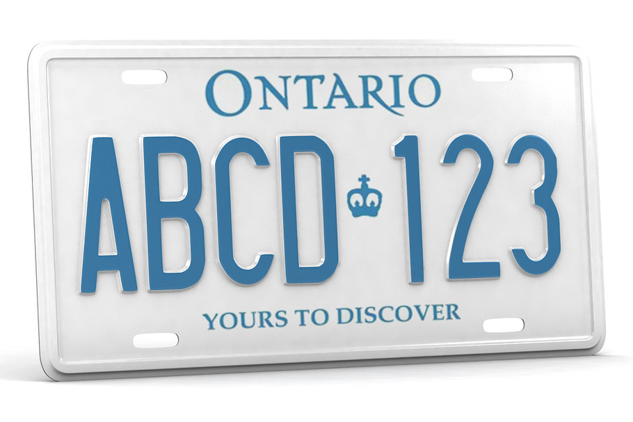CAR LICENSE PLATE in Vehicles - product preview 3