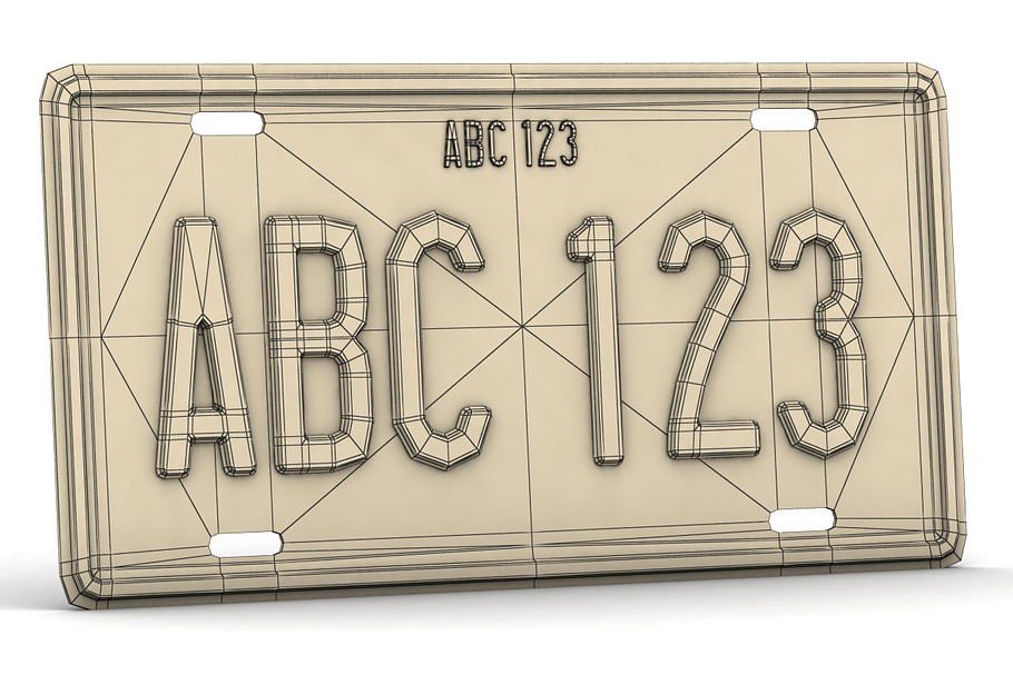 CAR LICENSE PLATE in Vehicles - product preview 6