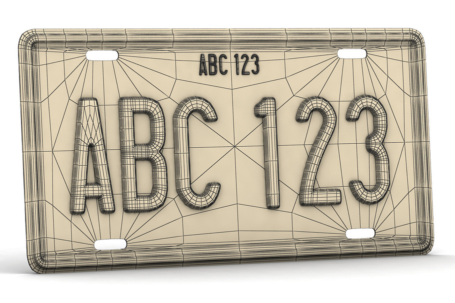 CAR LICENSE PLATE in Vehicles - product preview 7