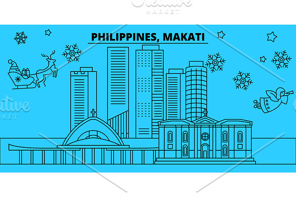 Philippines, Makati winter holidays