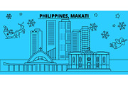 Philippines, Makati winter holidays