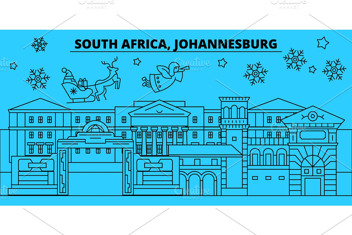 South Africa, Johannesburg winter in Illustrations - product preview 8