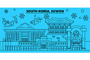 South Korea, Suwon winter holidays