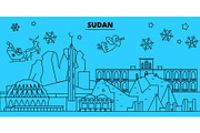Sudan, Sudan winter holidays skyline