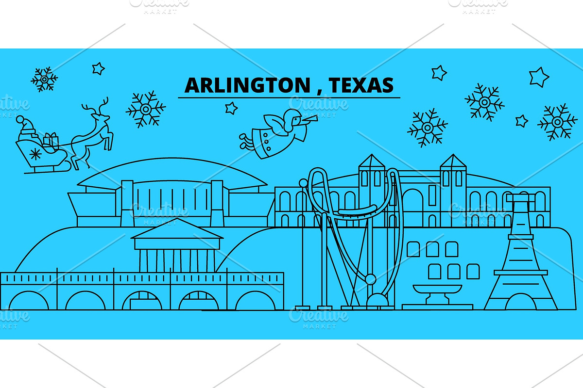 United States, Arlington winter in Illustrations - product preview 8