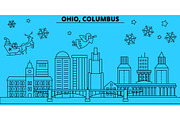 United States, Columbus winter