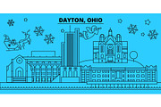 United States, Dayton winter
