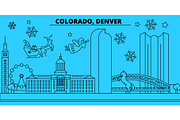 United States, Denver winter