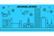 United States, Detroit winter