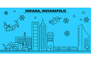 United States, Indianapolis winter