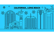 United States, Long Beach winter