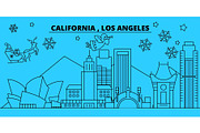 United States, Los Angeles winter