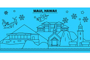 United States, Maui winter holidays