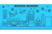 United States, Milwaukee City winter