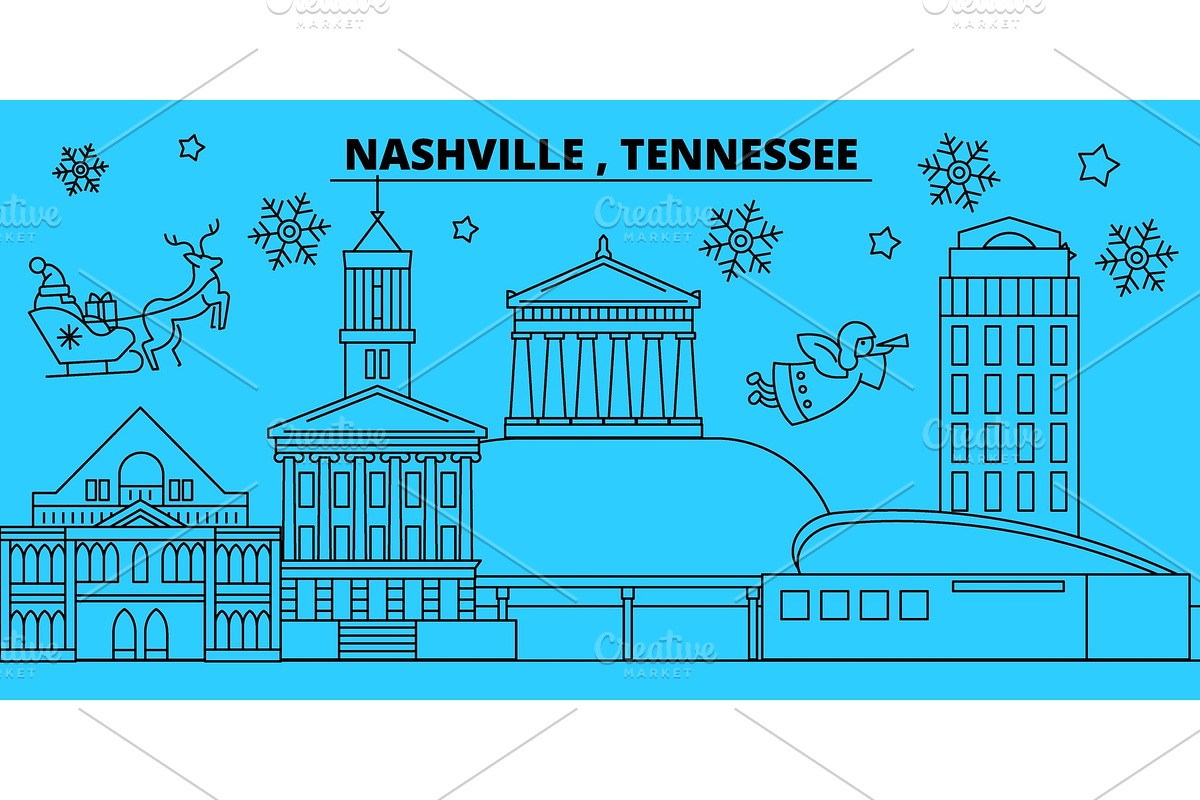 United States, Nashville winter in Illustrations - product preview 8