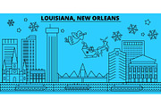 United States, New Orleans winter