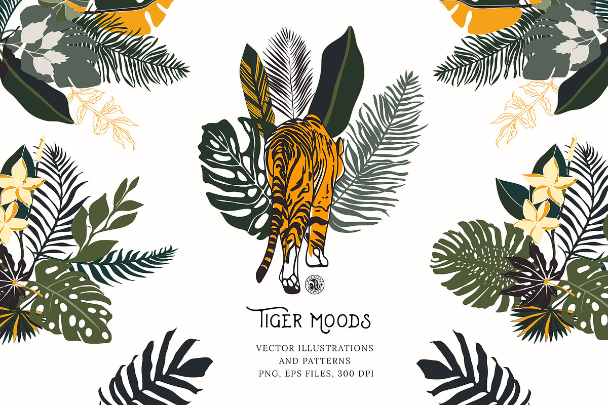 Tiger Moods in Illustrations - product preview 8