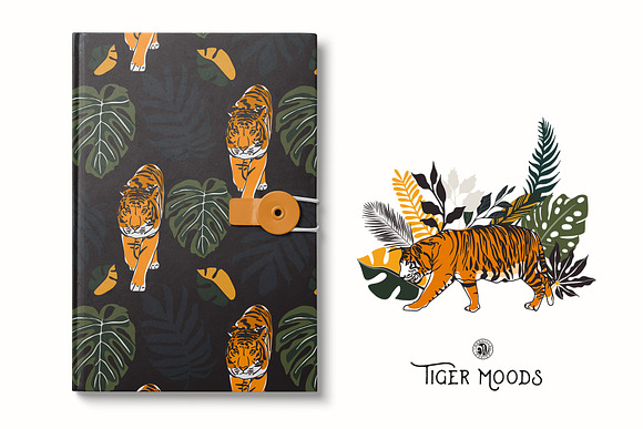 Tiger Moods in Illustrations - product preview 1