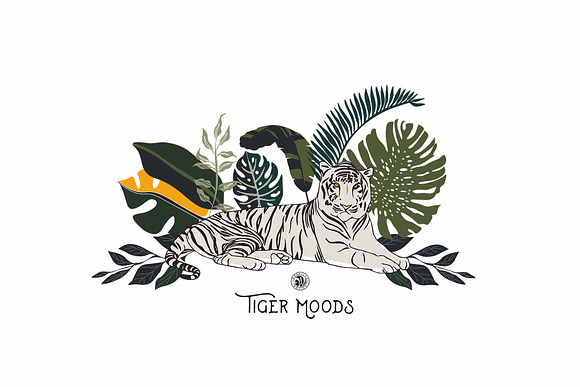 Tiger Moods in Illustrations - product preview 2