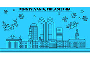 United States, Philadelphia winter