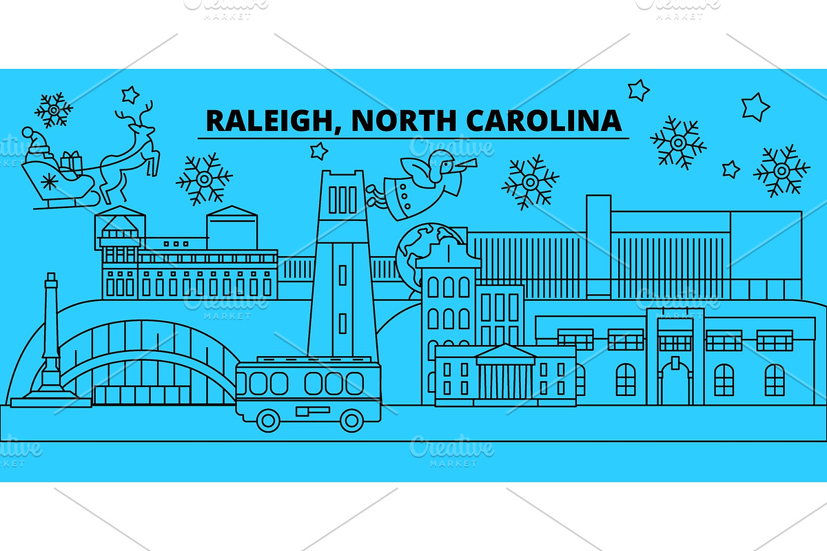 United States, Raleigh winter in Illustrations - product preview 8