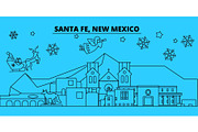 United States, Santa Fe winter
