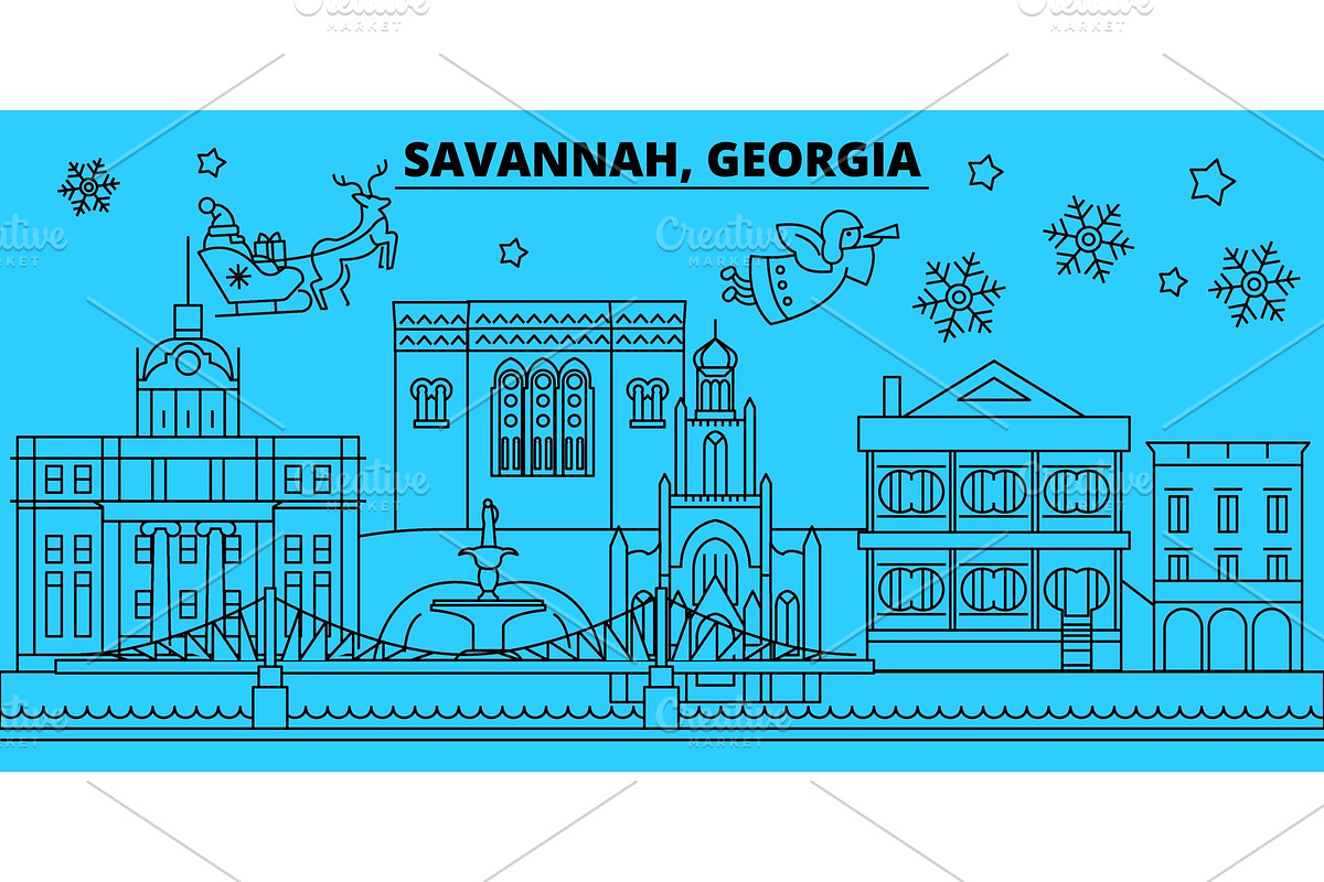 United States, Savannah winter in Illustrations - product preview 8