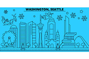 United States, Seattle winter