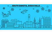 United States, Sioux Falls winter