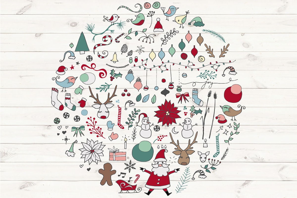 Christmas Doodles in Illustrations - product preview 8