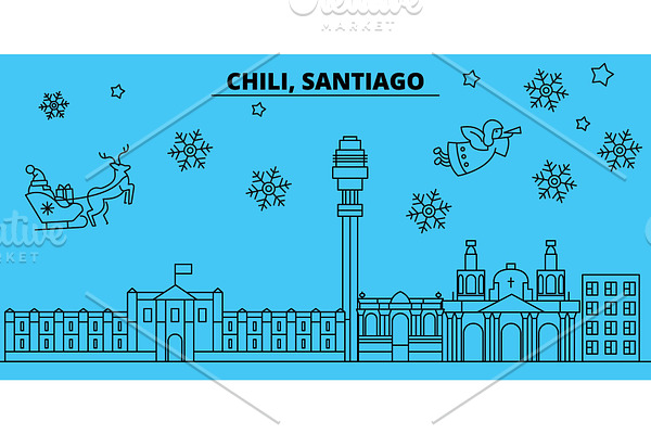 Chile, Santiago de Chile winter