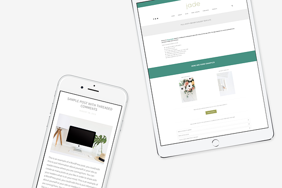 Jade - A Theme for Creatives in WordPress Blog Themes - product preview 3