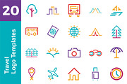 20 Logo Travel Template Bundle