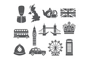 England icons set