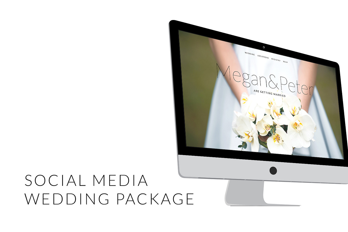 Wedding Social Media in Website Templates - product preview 8