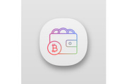 Bitcoin wallet app icon