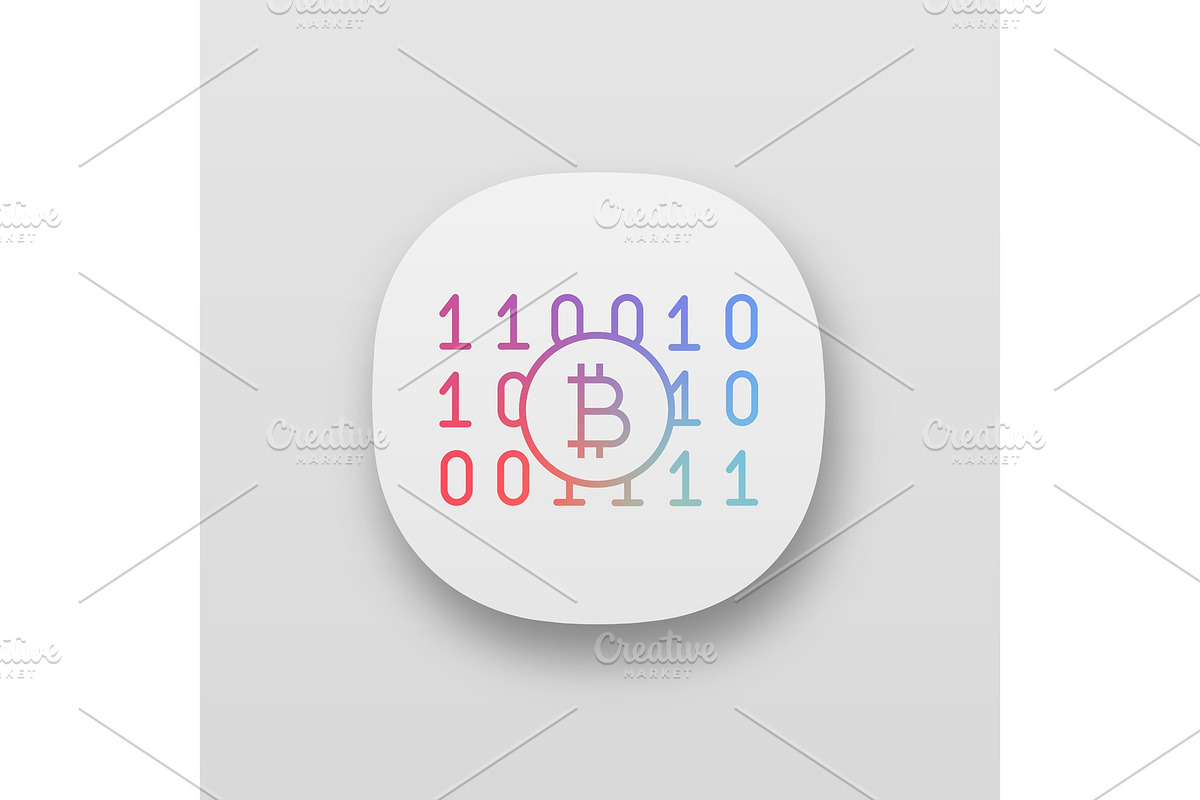 Binary code app icon in Icons - product preview 8