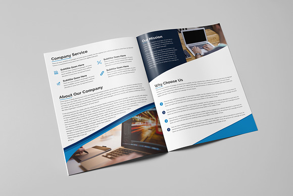 Corporate Brochure Design in Brochure Templates - product preview 1