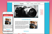Photographer One Page Muse Template