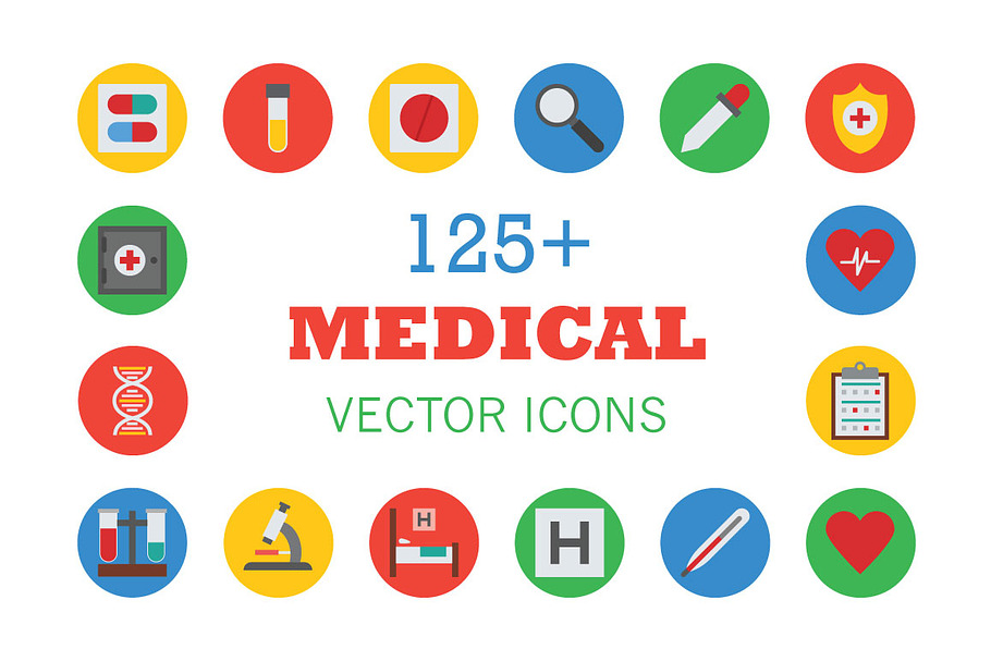 125+ Medical Vector Icons
