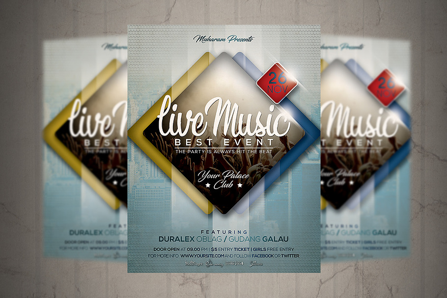 Live Music Flyer / Poster