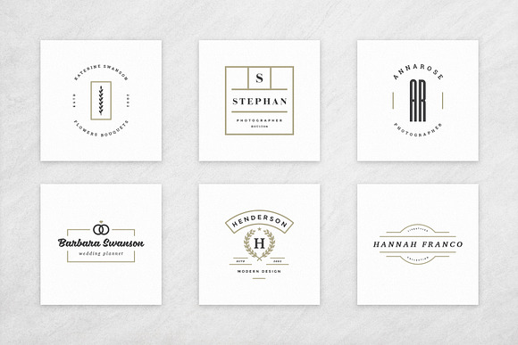 Elegant Logos Bundle in Logo Templates - product preview 3