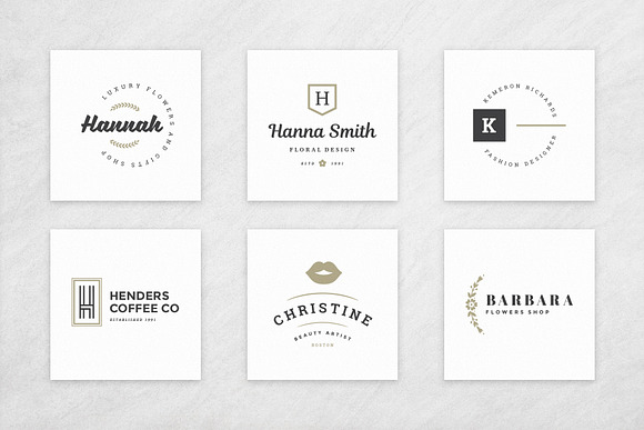 Elegant Logos Bundle in Logo Templates - product preview 7