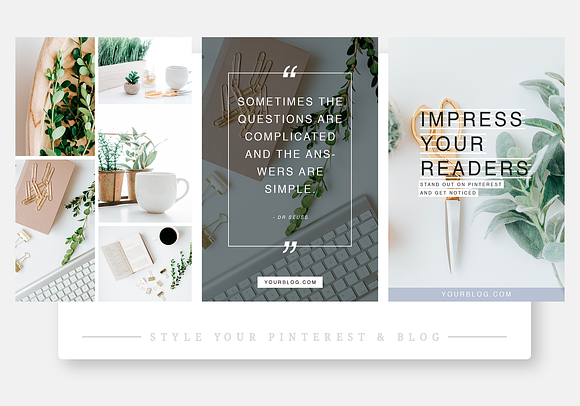 Pinterest & Blog in Pinterest Templates - product preview 1