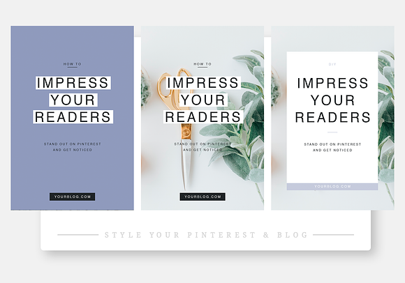Pinterest & Blog in Pinterest Templates - product preview 2