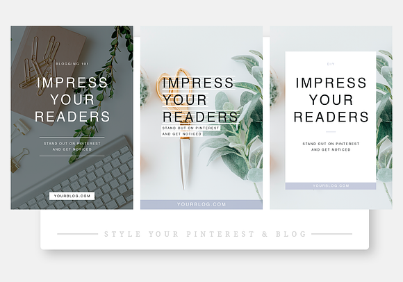 Pinterest & Blog in Pinterest Templates - product preview 3