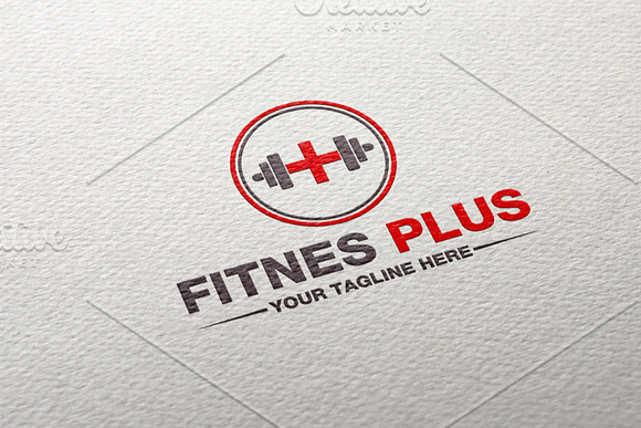 Fitness Plus | Logo Template in Logo Templates - product preview 1