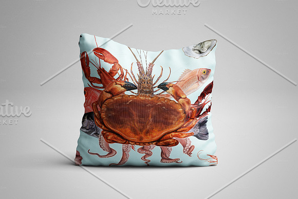 Yummy seafood illustrations in Illustrations - product preview 11