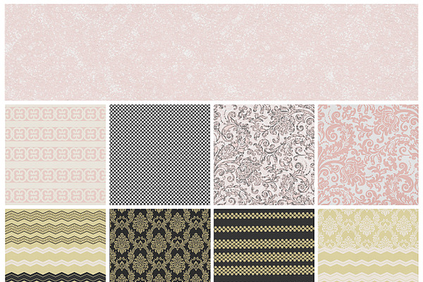 Damask & Dots High Res Backgrounds